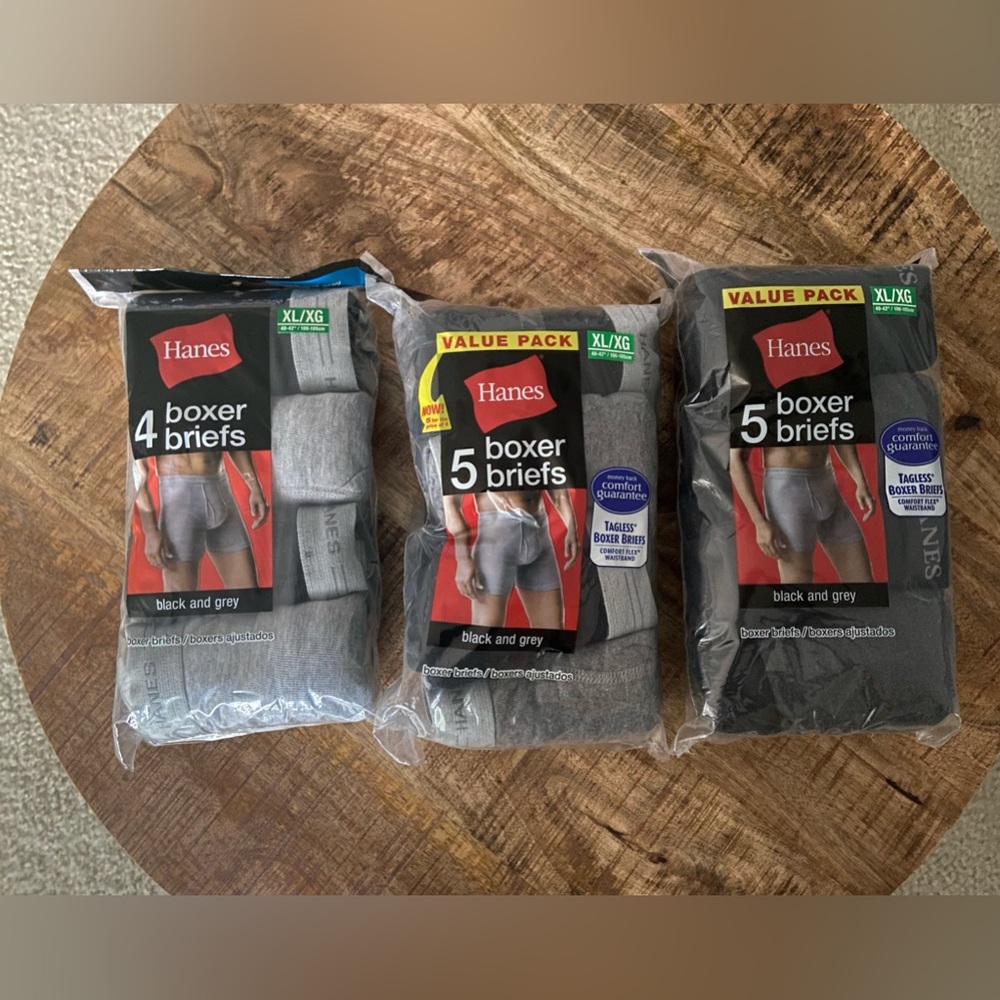 NWOT 3 for $35 Men’s Hane’s Boxer Briefs - Picture 1 of 1